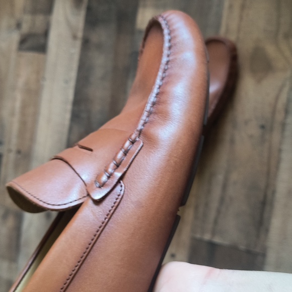 Vince Camuto Esmail Driving Loafer Cognac Sz 12 Men - Picture 5 of 17